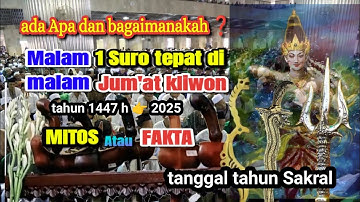 malam 1 Suro tepat di malam jum