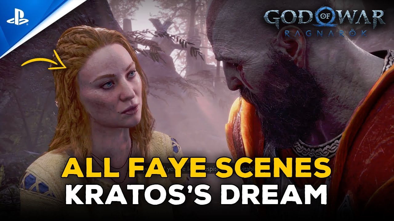 God of War: Ragnarok | All Faye Scenes & Kratos Dreaming - YouTube