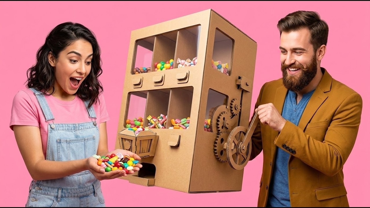 Distributore Di Caramelle Manuale - Simpatico Regalo Per Scrivania E Festa