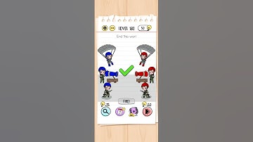 Brain Test Level 182 Solution & Walkthrough | Tricky Puzzles (Android & iOS Shorts)