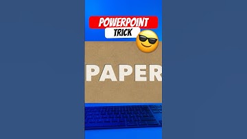 How to Make a PAPER CUTOUT effect in PowerPoint 🔥