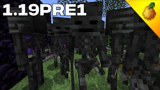 Minecraft News: 1.19pre1 Wither Skeletons No Longer Afraid Of The Dark