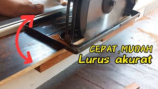 cara membuat MAL Potong Sircular saw