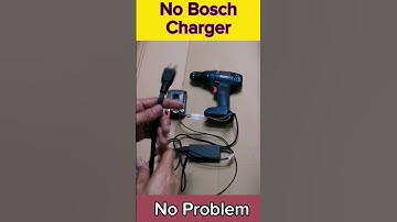 How to charge a #cordlessdrill without a #bosch #charger #shorts