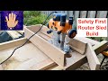 Making A Portable Router Sled Safe To Use Using Only One Hand