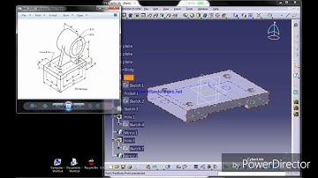 CATIA V5 Practice Design 1 for beginners | Catia Part modeling | Part Design | Engineer AutoCAD