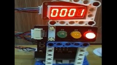 ✨✨✨Mô hình 01 - Đèn giao thông Microbit TM1637 - Bộ Kit Microbit PH2.0 (https://dochoistem.com)