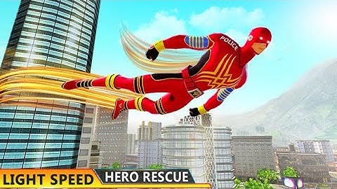 Flying Hero Robot Transform Car: Robot Games Vinegar Games Openworld Rescue Gameplay 1
