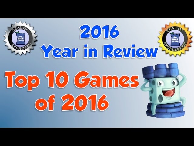 The Top 10 Games I Played in 2016