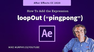 After Effects: How To Add the loopOut (“pingpong”) Expression