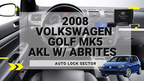2008 VW Golf MK5 - All Keys Lost - Micronas Cluster with Abrites