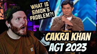 Simon made me mad! | CAKRA KHAN reaction | America's Got Talent Audition 2023