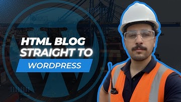 Convert HTML Blog Posts to WordPress Automatically! ⚡ | With JavaScript Components Support