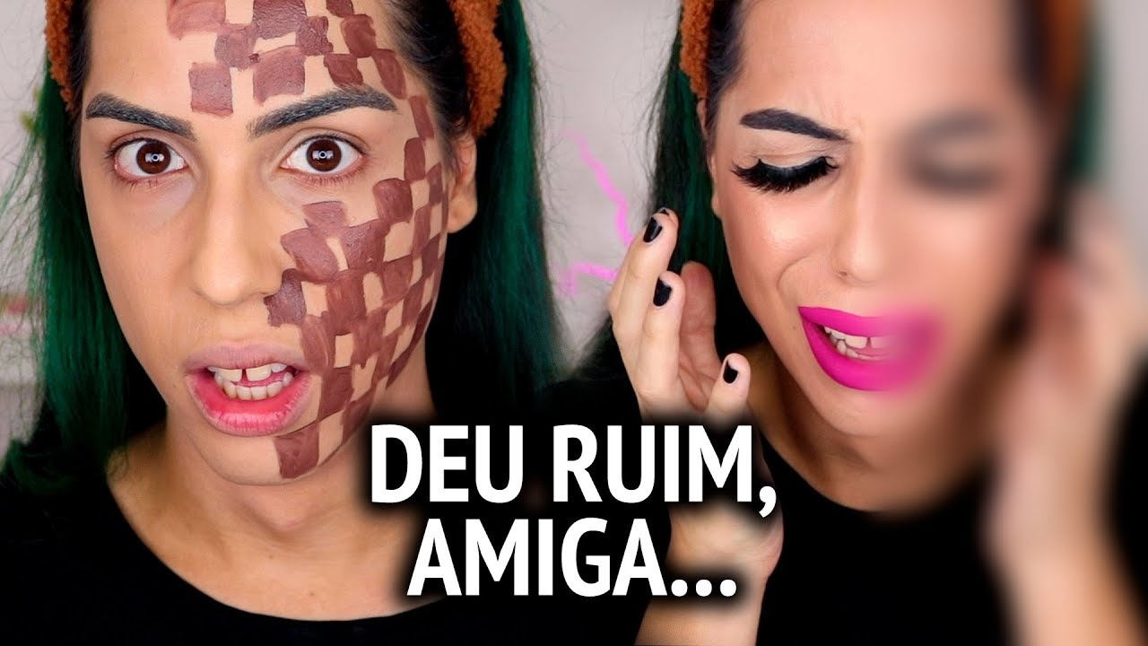 Me maquiado com TÉCNICAS QUE ODEIO 😡❌