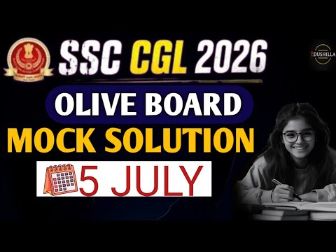SSC CGL Olive Board Mock Test Solutions 2026 | Quantitative Aptitude Full Revision.#ssccgl #maths