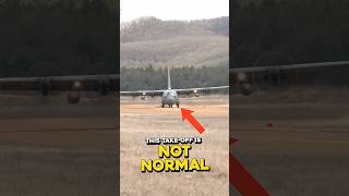 Fully Loaded C-130 Takeoff no real runway 😳 (Insane Power)