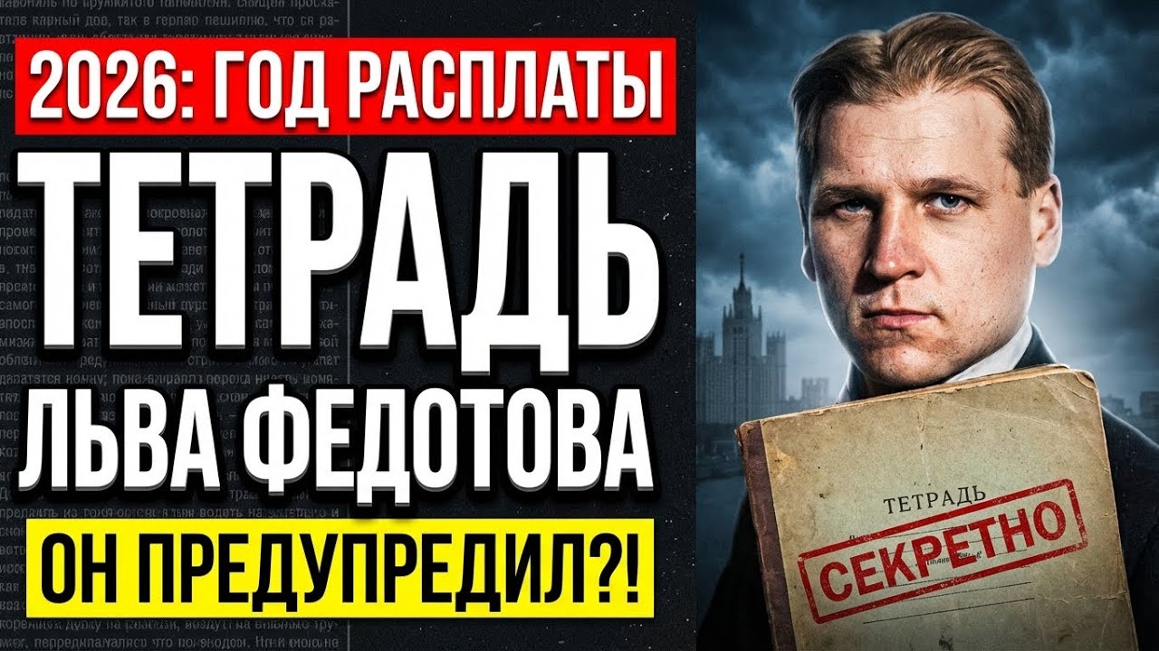 ОН ВИДЕЛ НАШЕ БУДУЩЕЕ: Почему дневник Льва Федотова обрывается на 2026 годе?