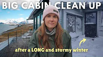 BIG Spring Clean‑Up at Our Cabin ︱ BACK to WORK on Svalbard