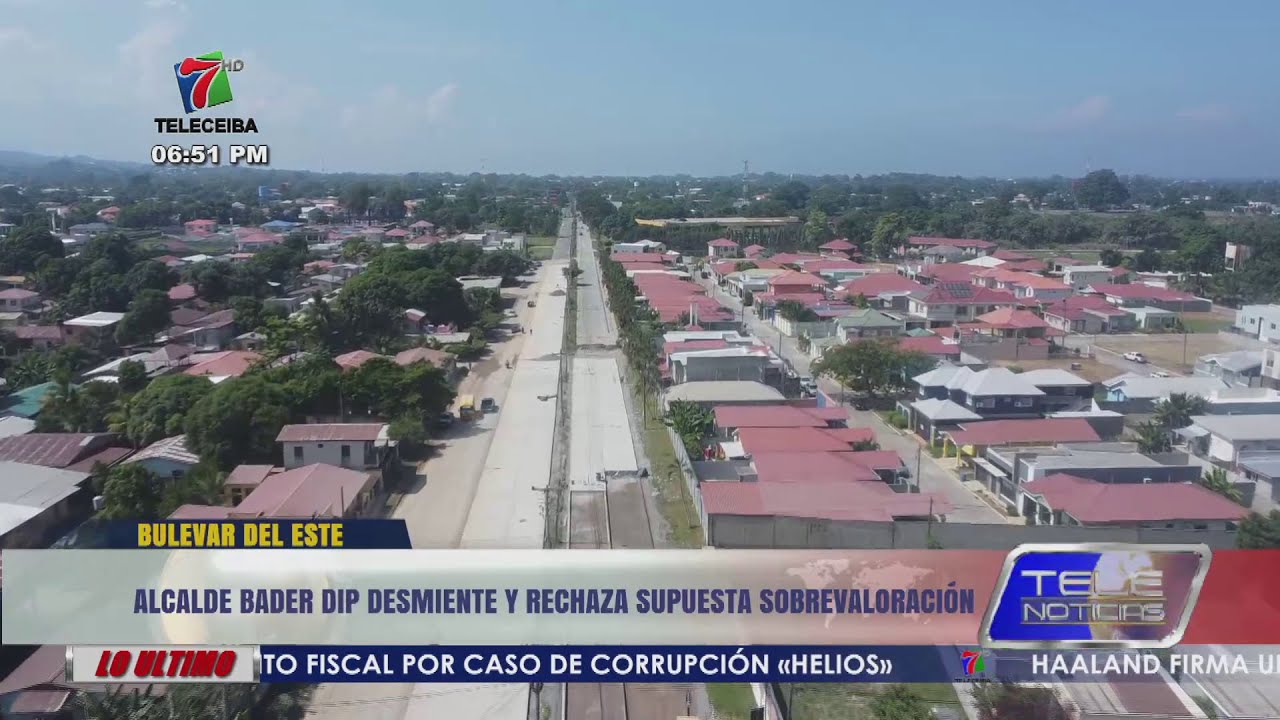 Alcalde de La Ceiba desmiente y rechaza supuesta sobrevaloración en construcción de bulevar del Este