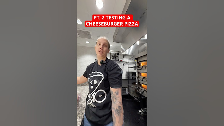 pt 2 testing a cheeseburger pizza #cheeseburgerpizza #chzburger #pizza