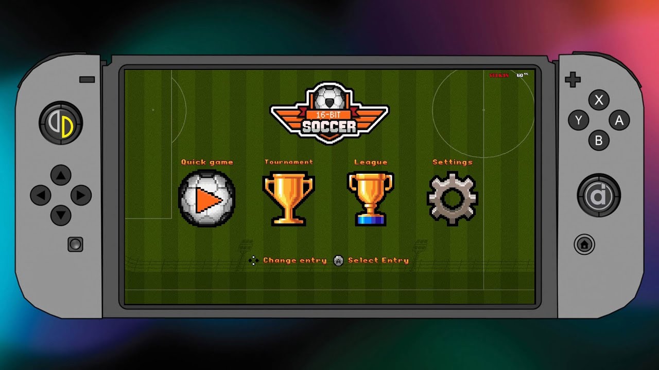 16-Bit Soccer (Nintendo Switch/Yuzu Emulator)