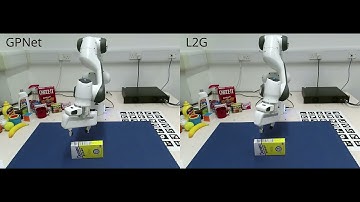 Grasping Trials: GPNet vs. L2G