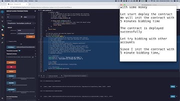 Deploying An Open Auction Contract On Plasm Network