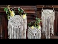 Macrame Wall Basket | DIY Plant Hanger | Macrame Wall Hanging | Handmade Gift tutorial | 绳编植物吊篮