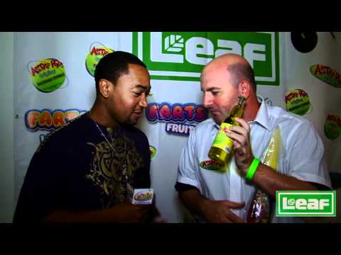 Percy Daggs is interviewed by Brian Whitman at the Teen Choice Awards/Emmy's gifting room for Leaf Brands