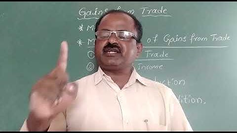 RR B.Com 4th Sem 17/6/21 Gains from trade