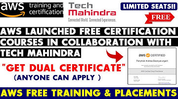 AWS Cloud Practitioner Free Training with Dual Certificate | Resume & Interview Prep | TechMahindra