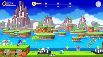 Sonic Runners Adventure - English gameplay