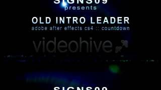 Old Video Countdown Leader HD Pack - After Effects Project Files | VideoHive 188309