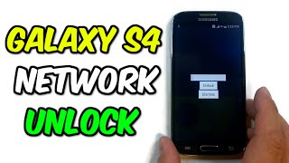 Galaxy S4 Unlock Procedure