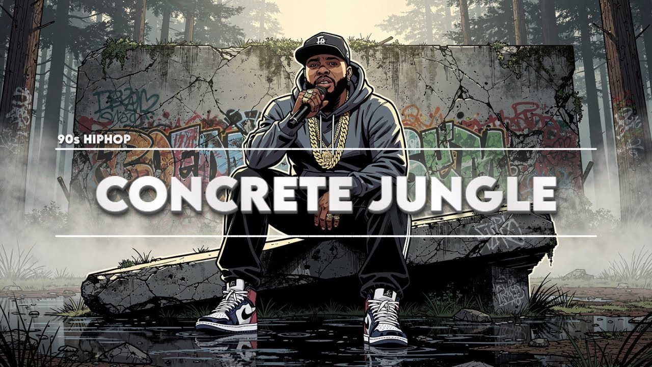 CONCRETE JUNGLE RAP 🔥 Nas, Big L, Mobb Deep, DMX, Biggie | 90s East Coast Gangsta Street Mix