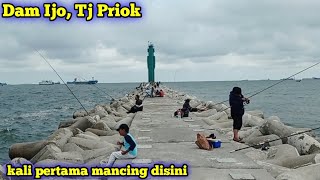 Pengalaman pertama mancing di Dam Ijo, Tanjung Priok, Jakarta Utara