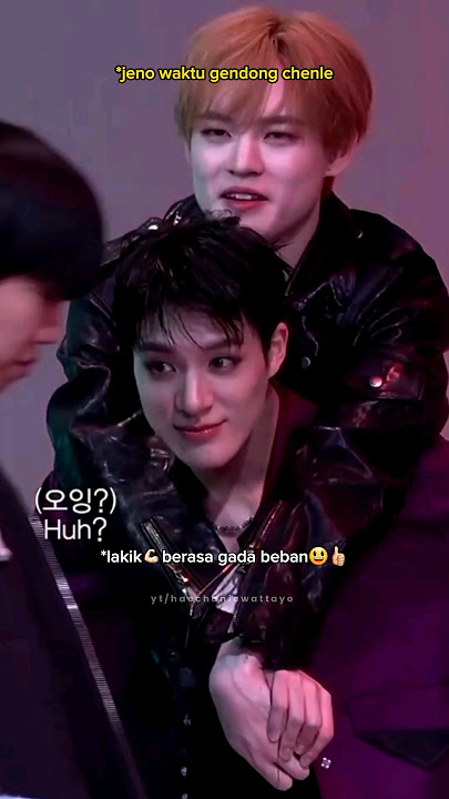 lihatlah perbedaannya 🤣🤏🏻 #haechan #jeno #jaemin #chenle