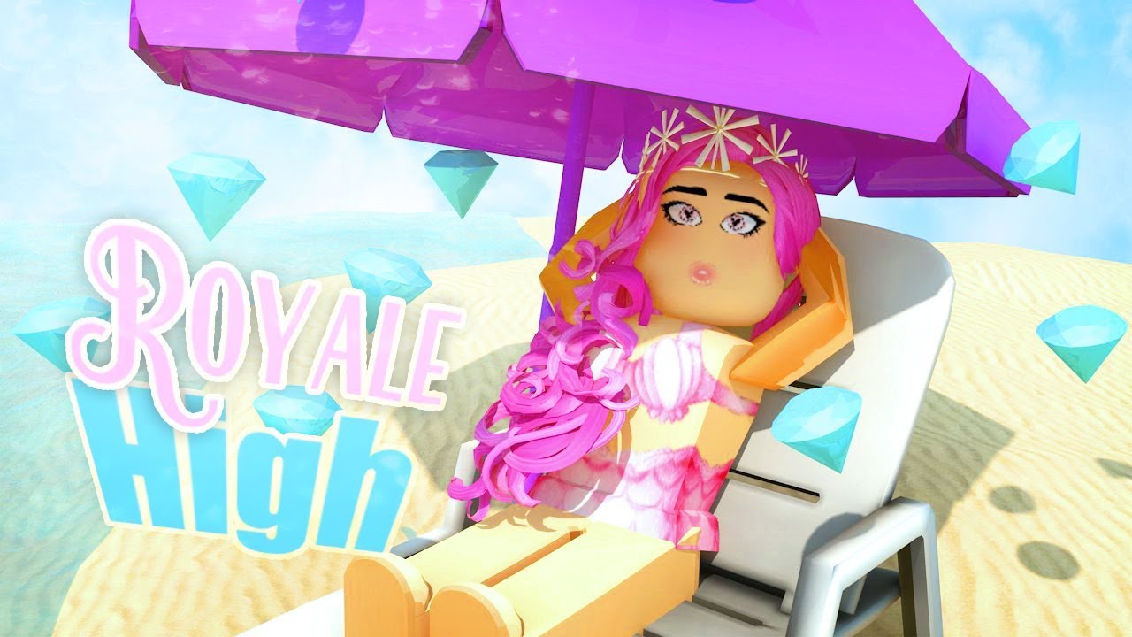 Diamond Beach Shiny New Royale High Update Roblox Youtube