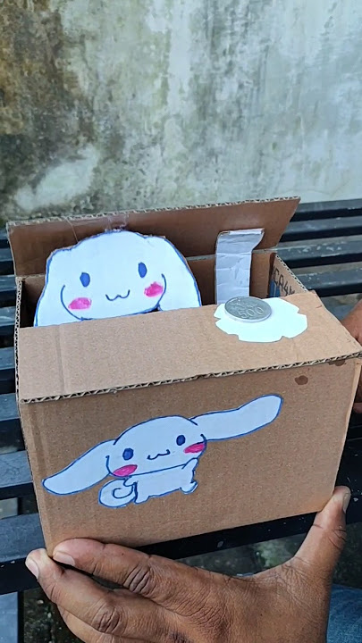 membuat celengan unik dengan karakter cinnamoroll #celengan #kreasi #cinnamoroll #sanrio #diy