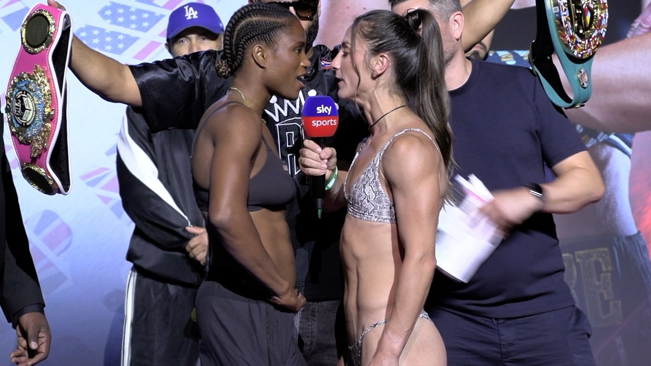Caroline Dubois vs Amelia Moore • FULL UNDERCARD WEIGH-IN INC Ebonie Cotton & Courtenay | MVP
