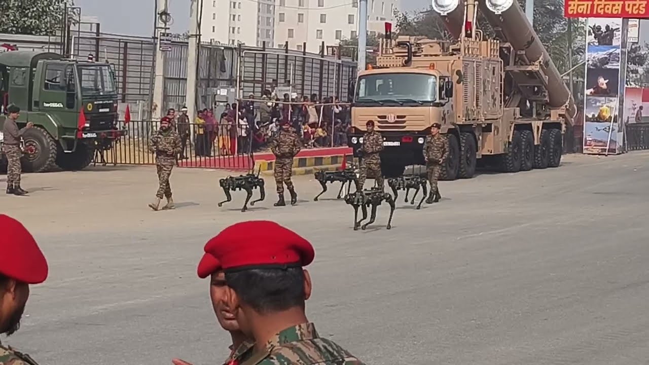 Indian Army Robotic Dog Parade Rehearsal 🤖🐕🇮🇳