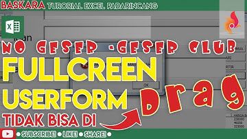 WOW! Begini Cara Bikin UserForm Excel Fullscreen Seperti Aplikasi Profesional!