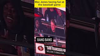 #49ers MAC JONES HAVING FUN AT THE GAME #shorts