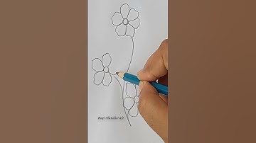 Thumbnail of Simple Allover Design Drawing shortsvideos  #youtube #flower #shortsvideos  #ruphandicraft