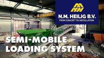 Semi-mobile loading system for construction & demolition materials | N.M. Heilig