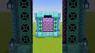Minecraft Custom Portal | Inspired by Ocean Monuments #MinecraftBuilds #MinecraftPortals