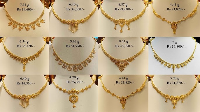 Light Weight gold Jewellery Designs From 3 Grams With Price || Shridhi Vlog  - YouTube
