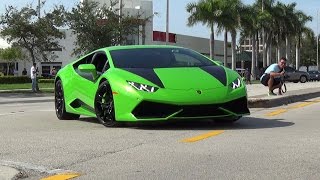 BEST of Supercar SOUNDS 2015 Loud acceleration REVS RACE Lamborghini Ferrari EXOTIC SUPERCAR STEREO