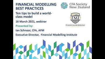 Financial Modelling Best Practices