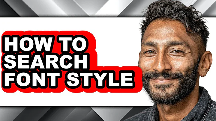 How to Search Font Style (easy Method)